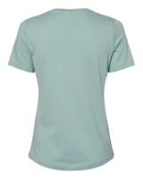 BELLA + CANVAS Women's Relaxed Jersey Tee Close Up Detail