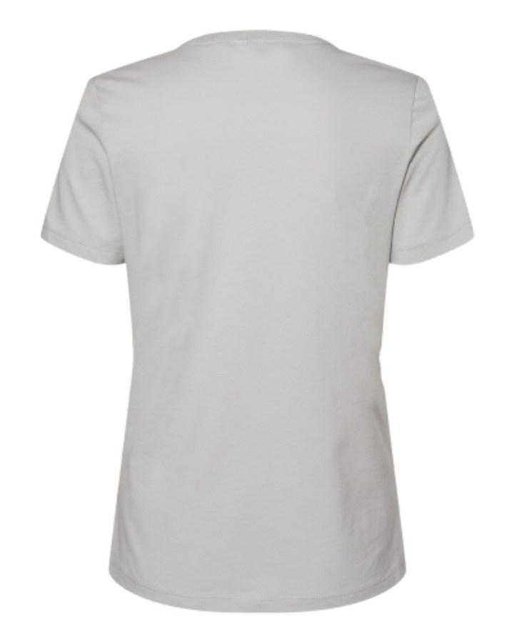 BELLA + CANVAS Women's Relaxed Jersey Tee Close Up Detail