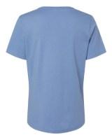 BELLA + CANVAS Women's Relaxed Jersey Tee Close Up Detail