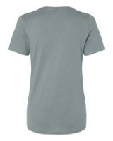 BELLA + CANVAS Women's Relaxed Jersey Tee Close Up Detail