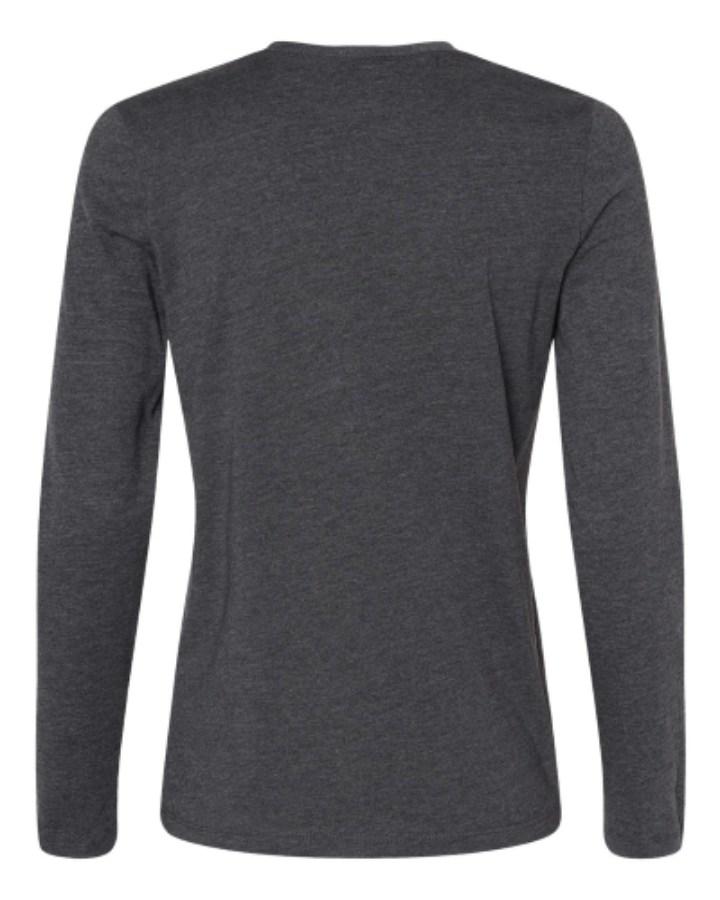 BELLA + CANVAS Women Jersey Long Sleeve Tee Feature Close-up