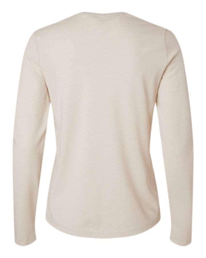 BELLA + CANVAS Women Jersey Long Sleeve Tee Feature Close-up