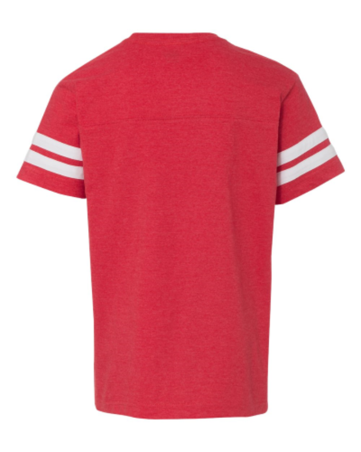 LAT Youth Football Fine Jersey Tee Feature Close-up