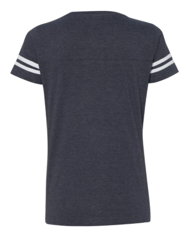 Picture of LAT Women's Football V-Neck Fine Jersey Tee