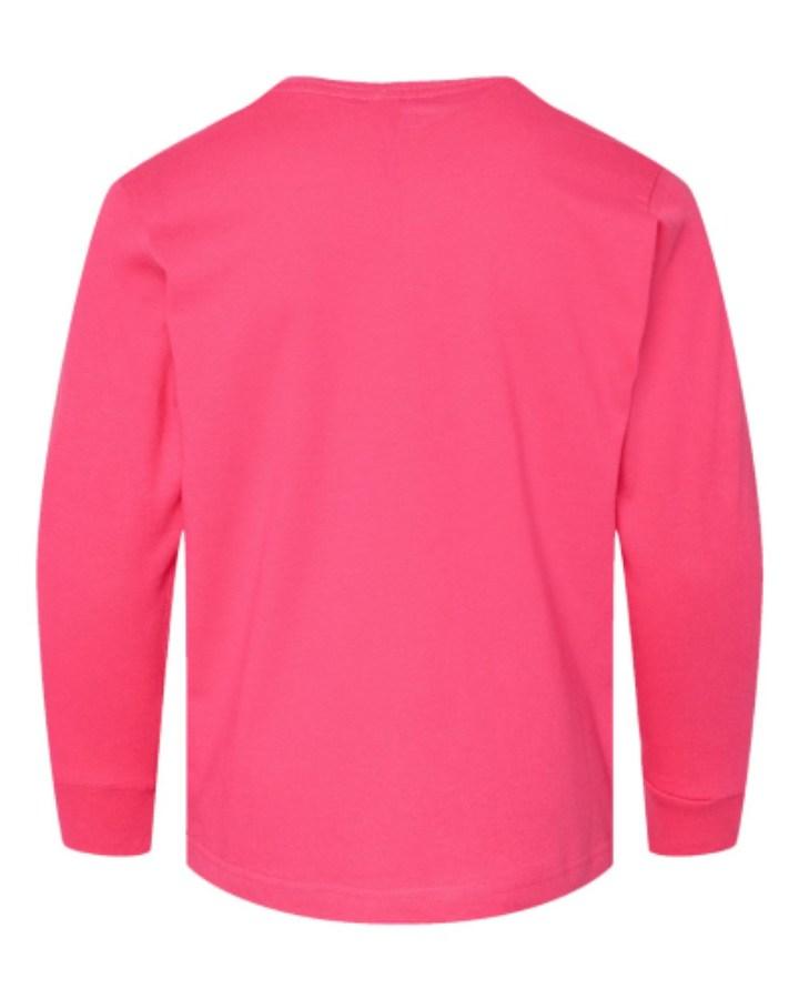 LAT Youth Fine Jersey Long Sleeve Tee Perspective View