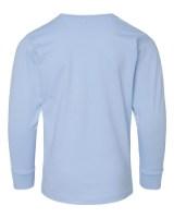 LAT Youth Fine Jersey Long Sleeve Tee Feature Close-up