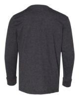 LAT Youth Fine Jersey Long Sleeve Tee Close Up Detail