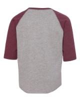Picture of LAT Youth Baseball Fine Jersey 3/4 Sleeve Tee