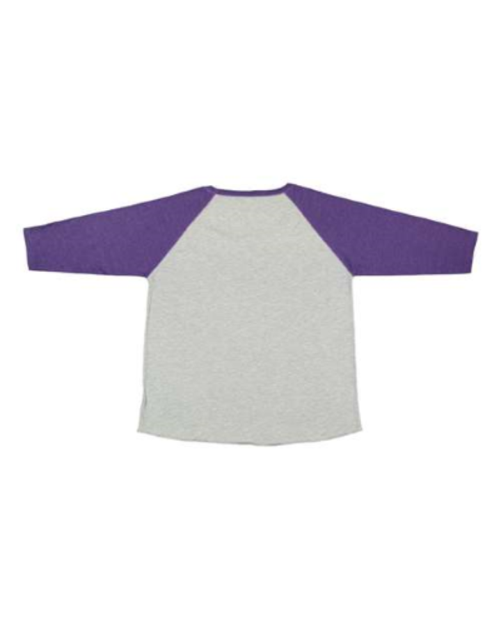 LAT Curvy Collection Women's Baseball 3/4 Sleeve Tee Alternate View