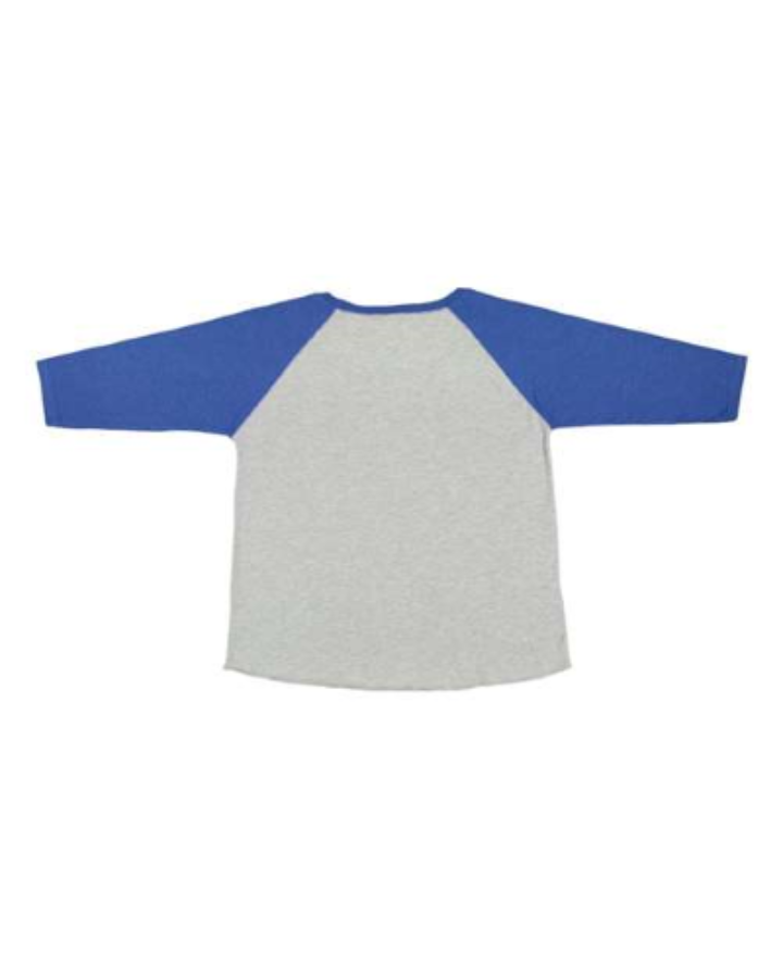 LAT Curvy Collection Women's Baseball 3/4 Sleeve Tee Perspective View