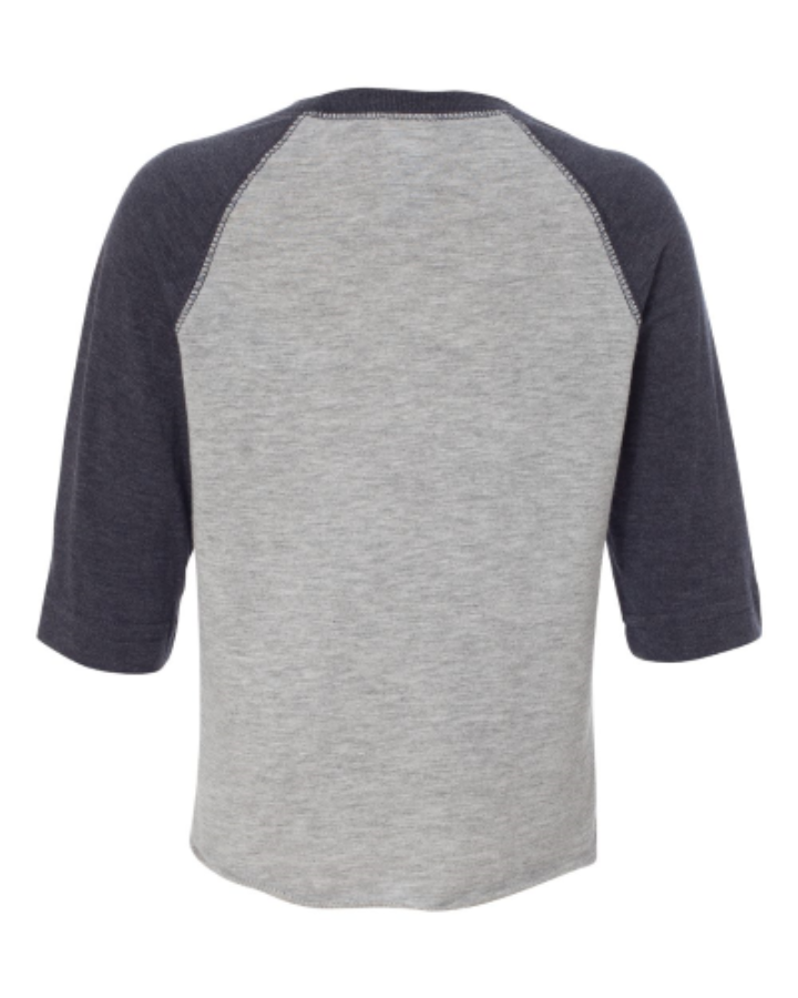 Rabbit Skins Toddler Baseball Jersey 3/4 Sleeve Tee Additional Angle