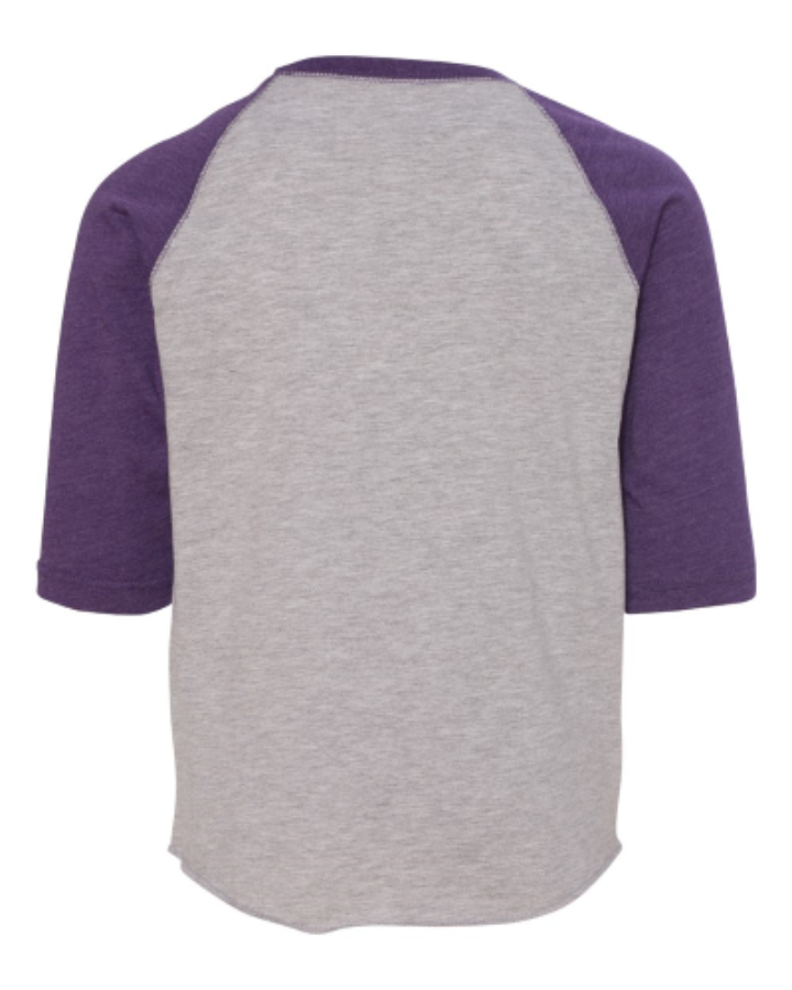 Rabbit Skins Toddler Baseball Jersey 3/4 Sleeve Tee Feature Close-up