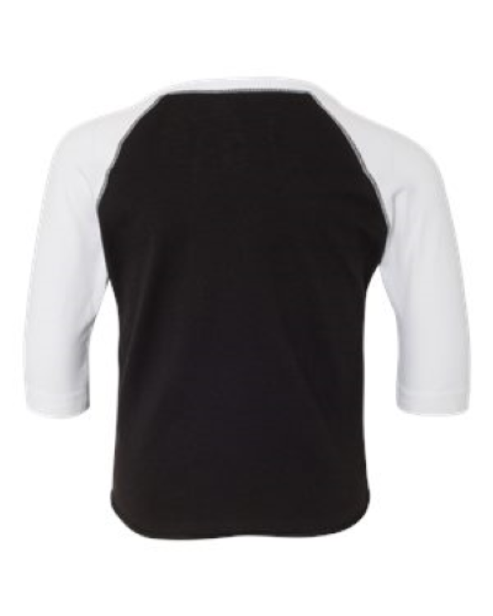 Rabbit Skins Toddler Baseball Jersey 3/4 Sleeve Tee Additional view