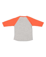 Picture of Rabbit Skins Toddler Baseball Jersey 3/4 Sleeve Tee