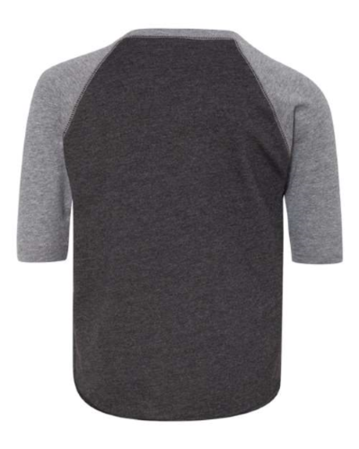Rabbit Skins Toddler Baseball Jersey 3/4 Sleeve Tee Alternate View