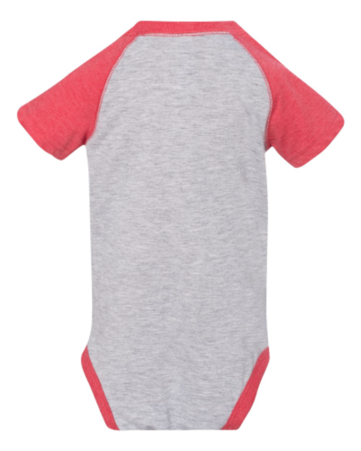 Rabbit Skins Infant Baseball Fine Jersey Bodysuit Perspective View