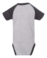 Rabbit Skins Infant Baseball Fine Jersey Bodysuit Close Up Detail