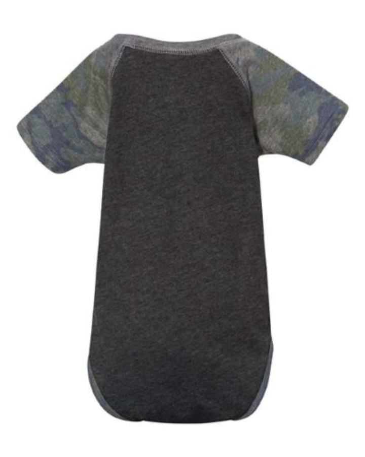 Rabbit Skins Infant Baseball Fine Jersey Bodysuit Perspective View