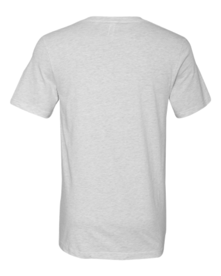BELLA + CANVAS Jersey V-Neck Tee Feature Close-up