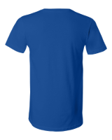 BELLA + CANVAS Jersey V-Neck Tee Feature Close-up