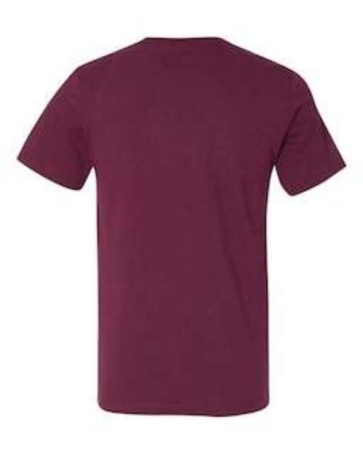 BELLA + CANVAS Jersey V-Neck Tee Additional Angle
