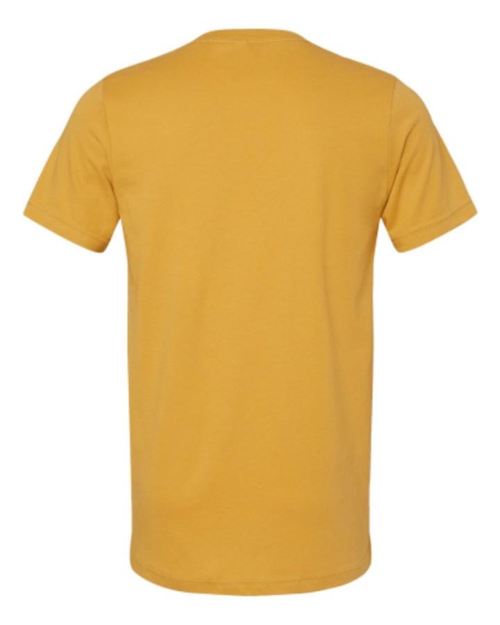 BELLA + CANVAS Jersey V-Neck Tee Close Up Detail