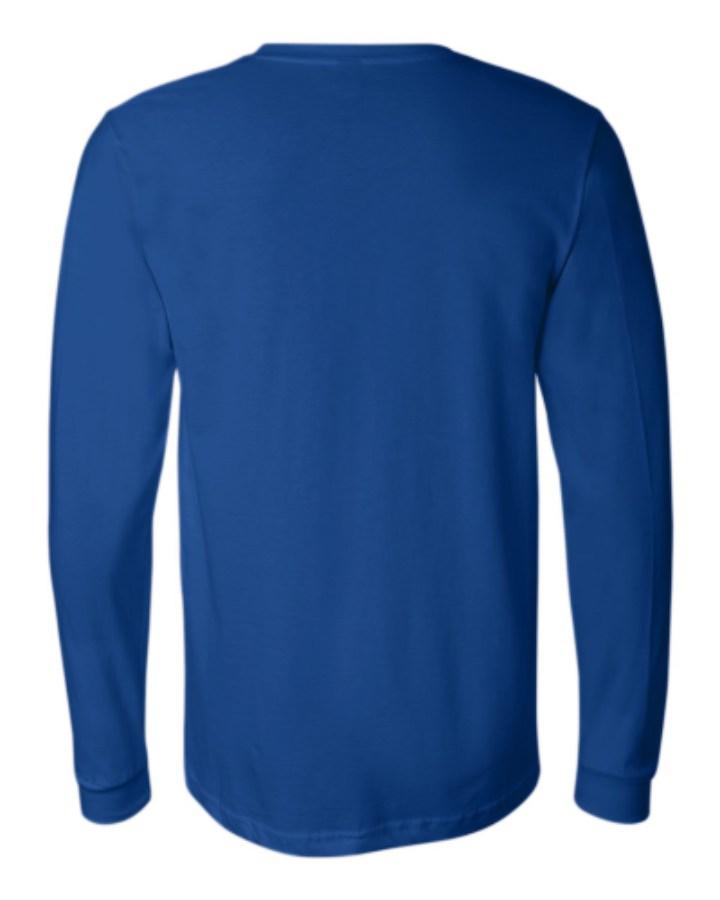 BELLA + CANVAS Jersey Long Sleeve Tee Feature Close-up