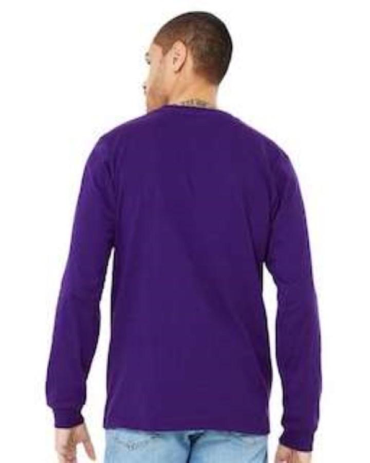 BELLA + CANVAS Jersey Long Sleeve Tee Perspective View