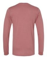 BELLA + CANVAS Jersey Long Sleeve Tee Close Up Detail