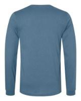 BELLA + CANVAS Jersey Long Sleeve Tee Close Up Detail