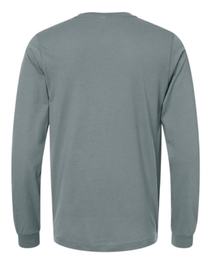 BELLA + CANVAS Jersey Long Sleeve Tee Feature Close-up