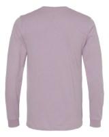 BELLA + CANVAS Jersey Long Sleeve Tee Close Up Detail