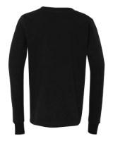 BELLA + CANVAS Youth Jersey Long Sleeve Tee Feature Close-up