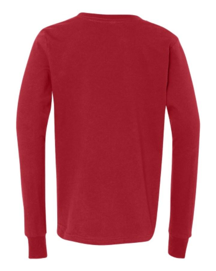 BELLA + CANVAS Youth Jersey Long Sleeve Tee Additional Angle