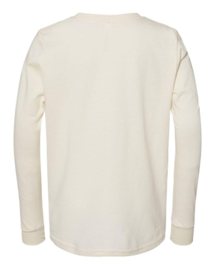 BELLA + CANVAS Youth Jersey Long Sleeve Tee Perspective View