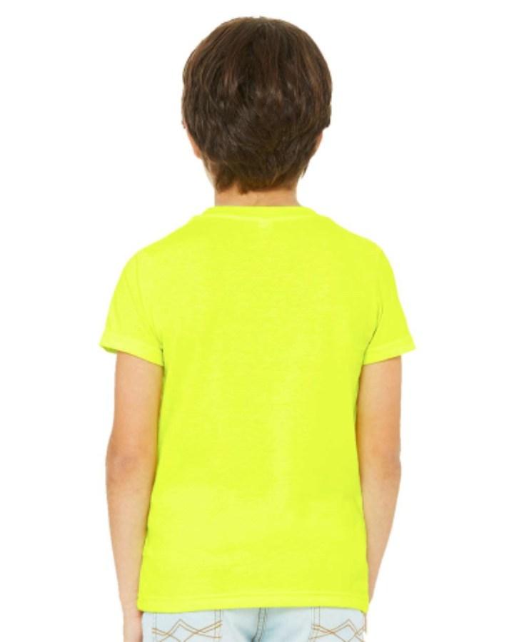BELLA + CANVAS Youth CVC Jersey Tee Close Up Detail