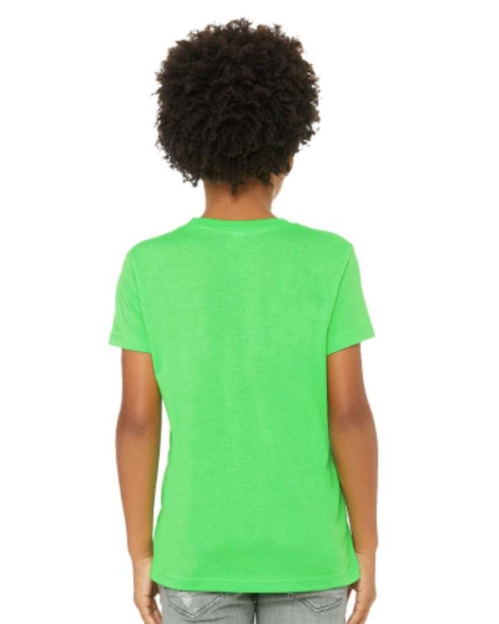BELLA + CANVAS Youth CVC Jersey Tee Perspective View