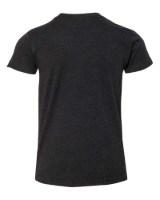 BELLA + CANVAS Youth CVC Jersey Tee Close Up Detail
