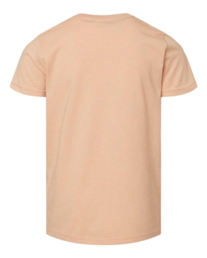 BELLA + CANVAS Youth CVC Jersey Tee Feature Close-up