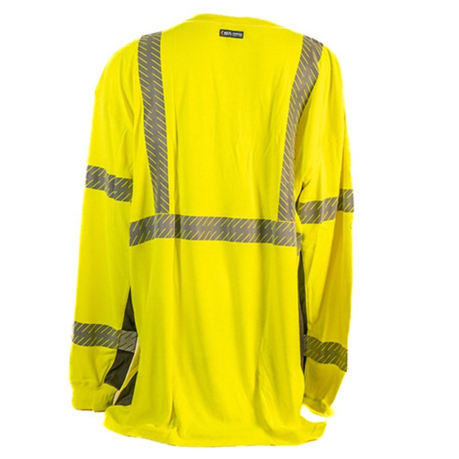 Kishigo FR Long Sleeve Henley T-Shirt Additional Angle