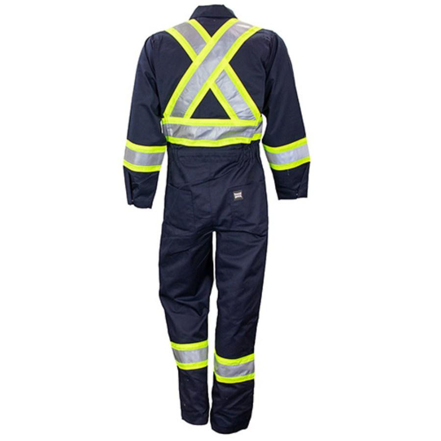 Tough Duck Safety Unlined Enhanced Visibility Coverall Alternate View