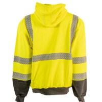 Kishigo Black Series Class 3 Flame Resistant Hooded Sweatshirt Perspective View