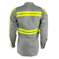 Red Kap Enhanced Visibility Long Sleeve Cotton Work Shirt Additional view