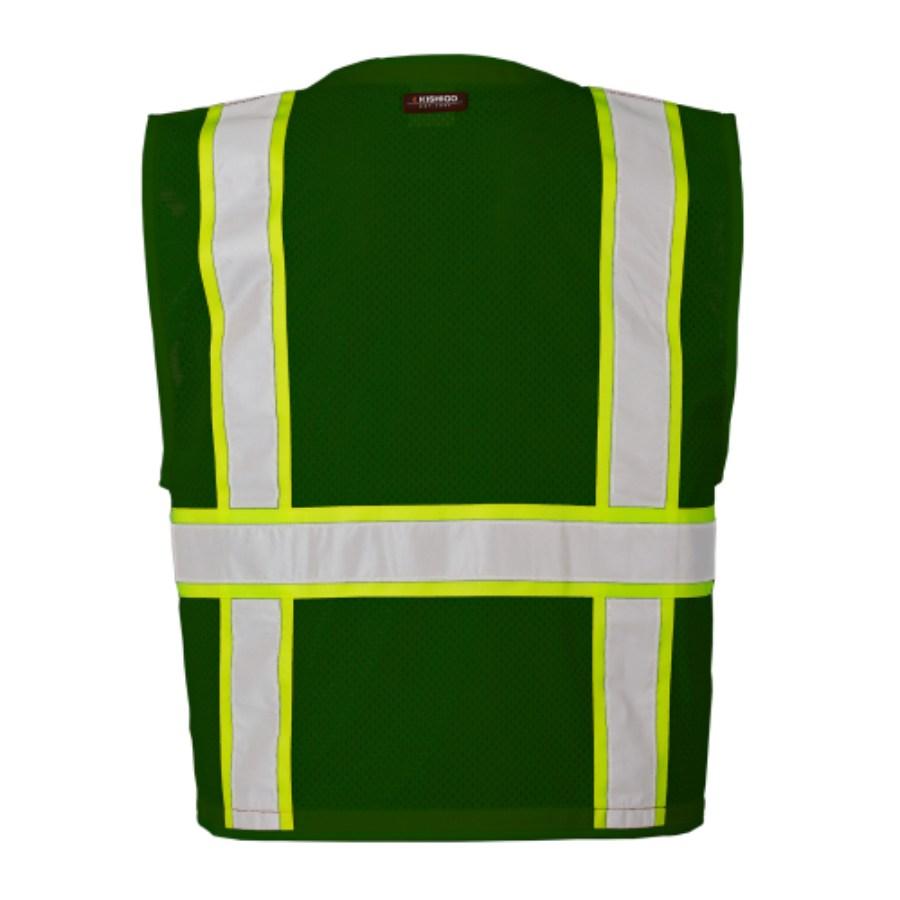 Kishigo Enhanced Visibility Multi Pocket Mesh Vest Perspective View