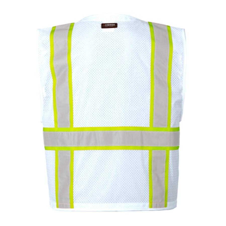 Kishigo Enhanced Visibility Multi Pocket Mesh Vest Feature Close-up