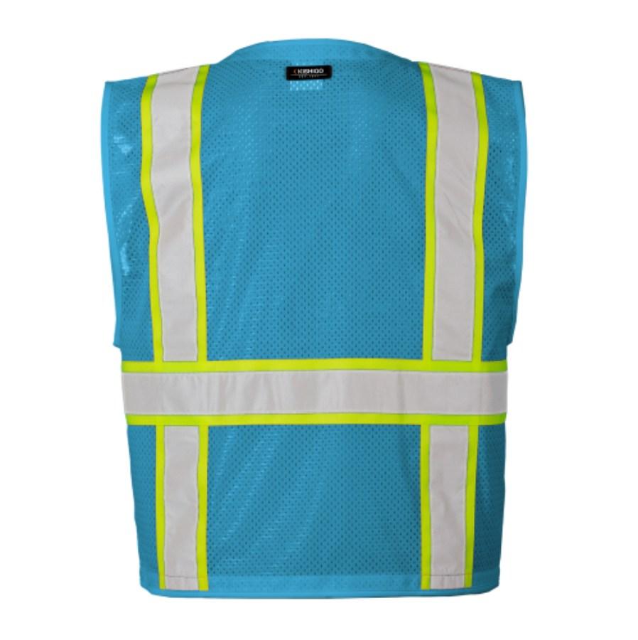 Kishigo Enhanced Visibility Multi Pocket Mesh Vest Perspective View