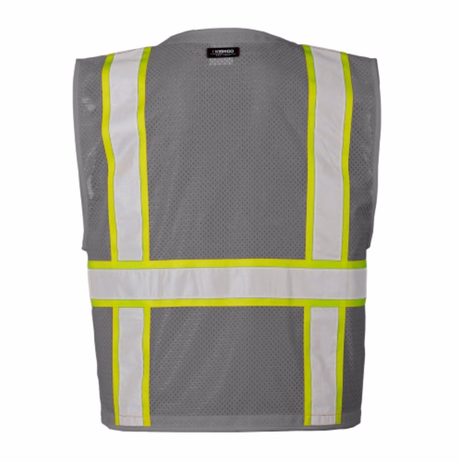 Kishigo Enhanced Visibility Multi Pocket Mesh Vest Feature Close-up