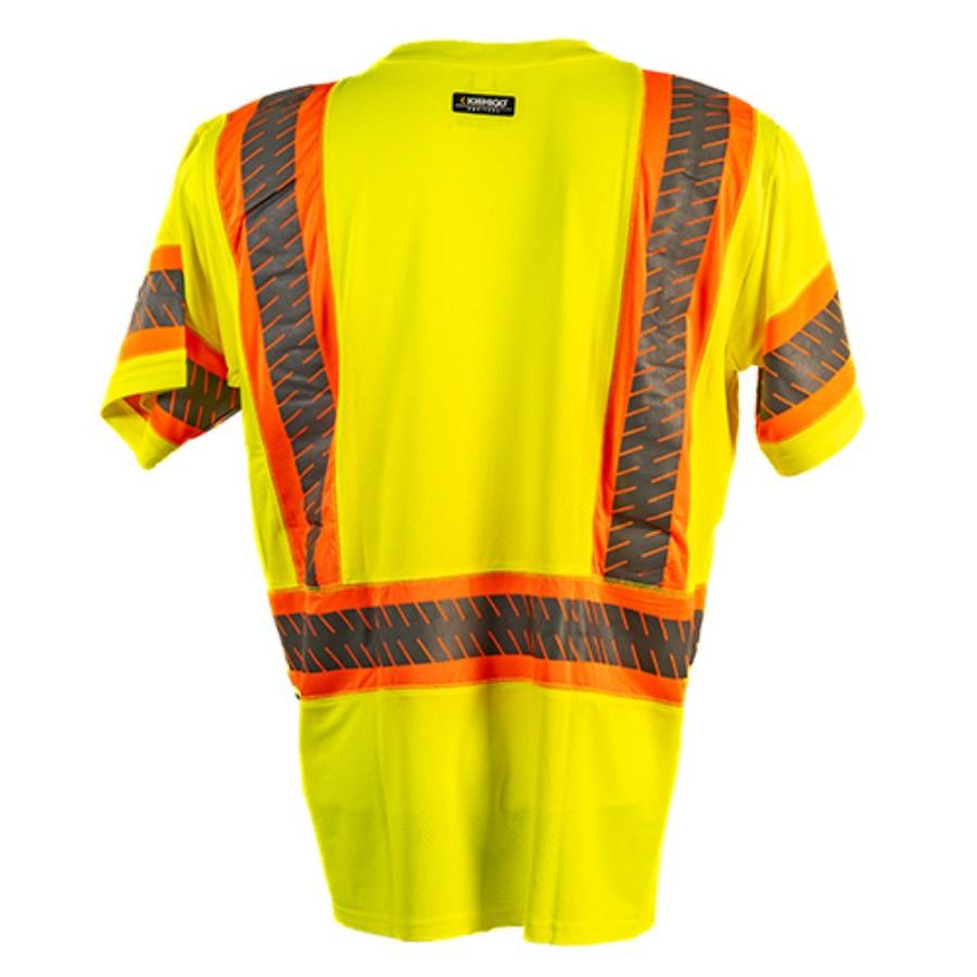 Kishigo Contrast Short Sleeve Class 3 Shirt Close Up Detail