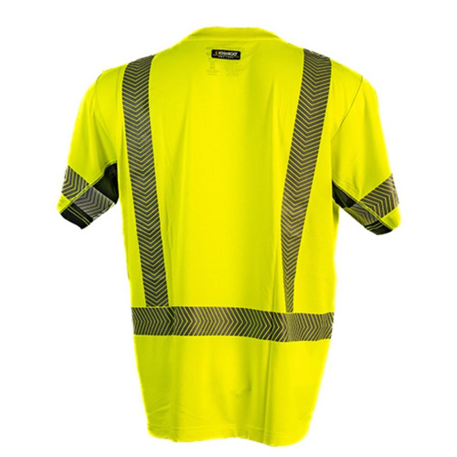 Kishigo Cool Touch Short Sleeve Class 3 Shirt Perspective View