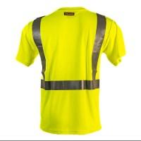 Kishigo Flat Stitch Panel Class 2 T-Shirt Perspective View